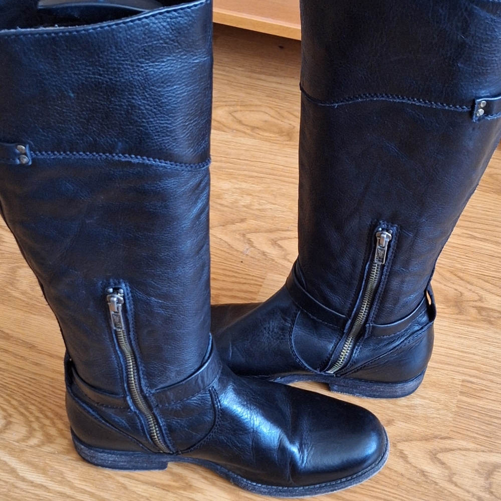 Frye Black Heeled Boots - Picture 9 of 15